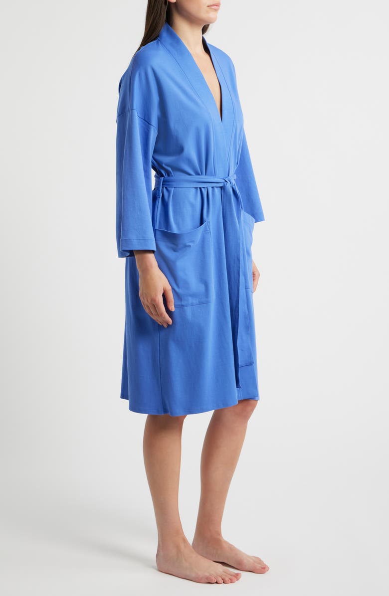 Eileen Fisher Organic Cotton Robe, Alternate, color, Blue Star