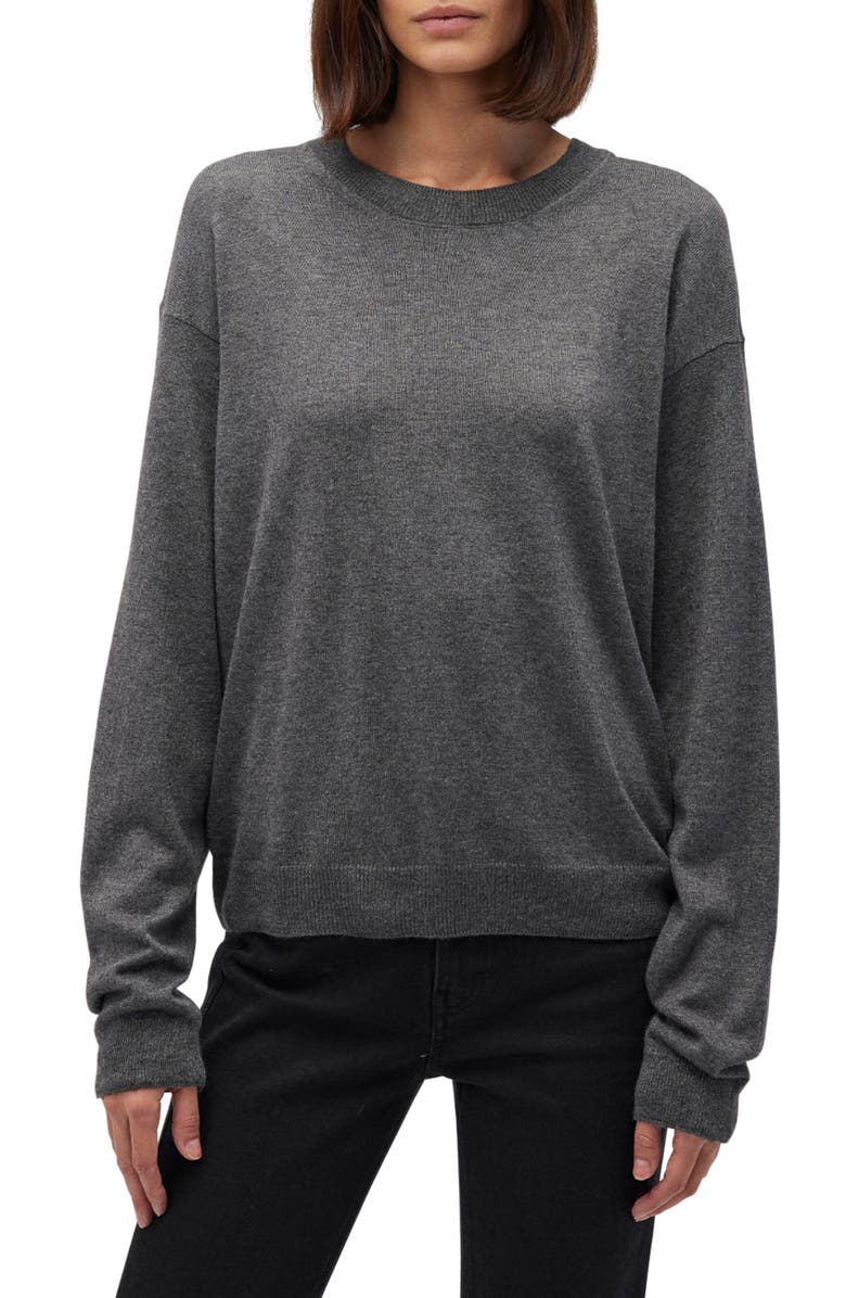 Mavi Jeans Oversize Crewneck Sweater, Main, color, 