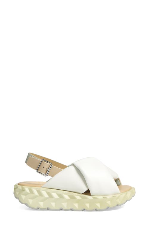 4ccccees Jabara Coil Slingback Sandal In White