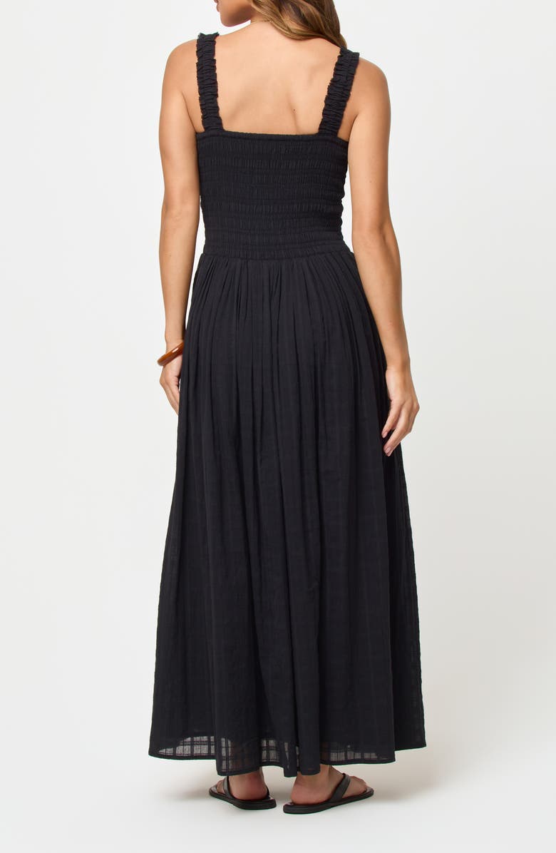 LSPACE Wren Cotton Maxi Cover-Up Dress, Alternate, color,