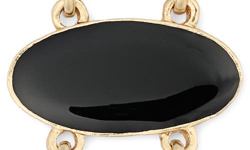 Karine Sultan Enamel Bracelet In Black