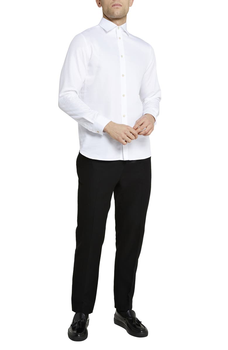 Ted Baker London Men's Layer Microdot Button-Up Shirt, Alternate, color, 