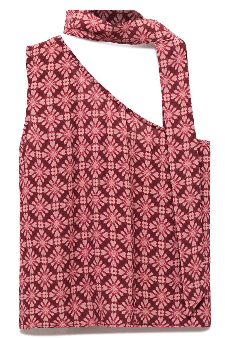 Asymmetric One Shoulder Top, Alternate, color, PASTEL PINK