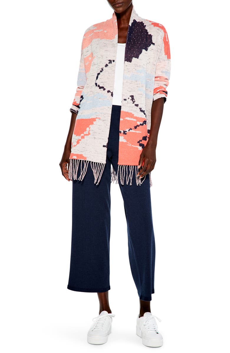 NIC+ZOE Fringe Forward Cardigan, Alternate, color,
