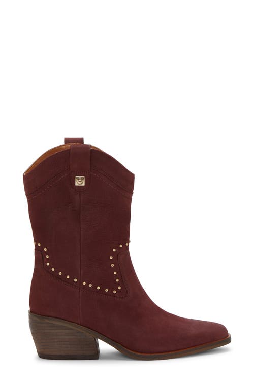 Lucky Brand Cesiet 2 Western Boot In Burgundy
