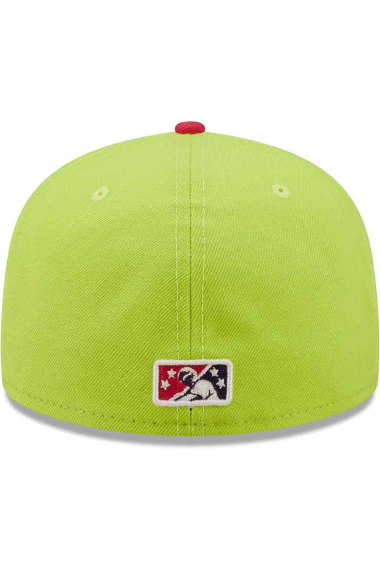 Men's New Era White/Purple Bólidos de Bowling Green Copa De La Diversion 59FIFTY Fitted Hat, Alternate, color, White