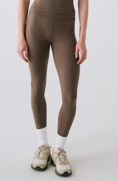 ボトムス soorploom  Capri leggings | Taupe brown soorploom Capri leggings | Taupe brown
