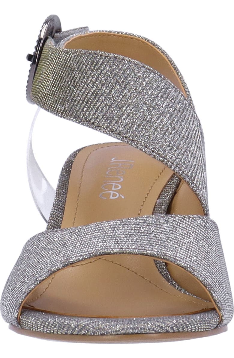 J. Reneé Safira Ankle Strap Sandal, Alternate, color, Pewter