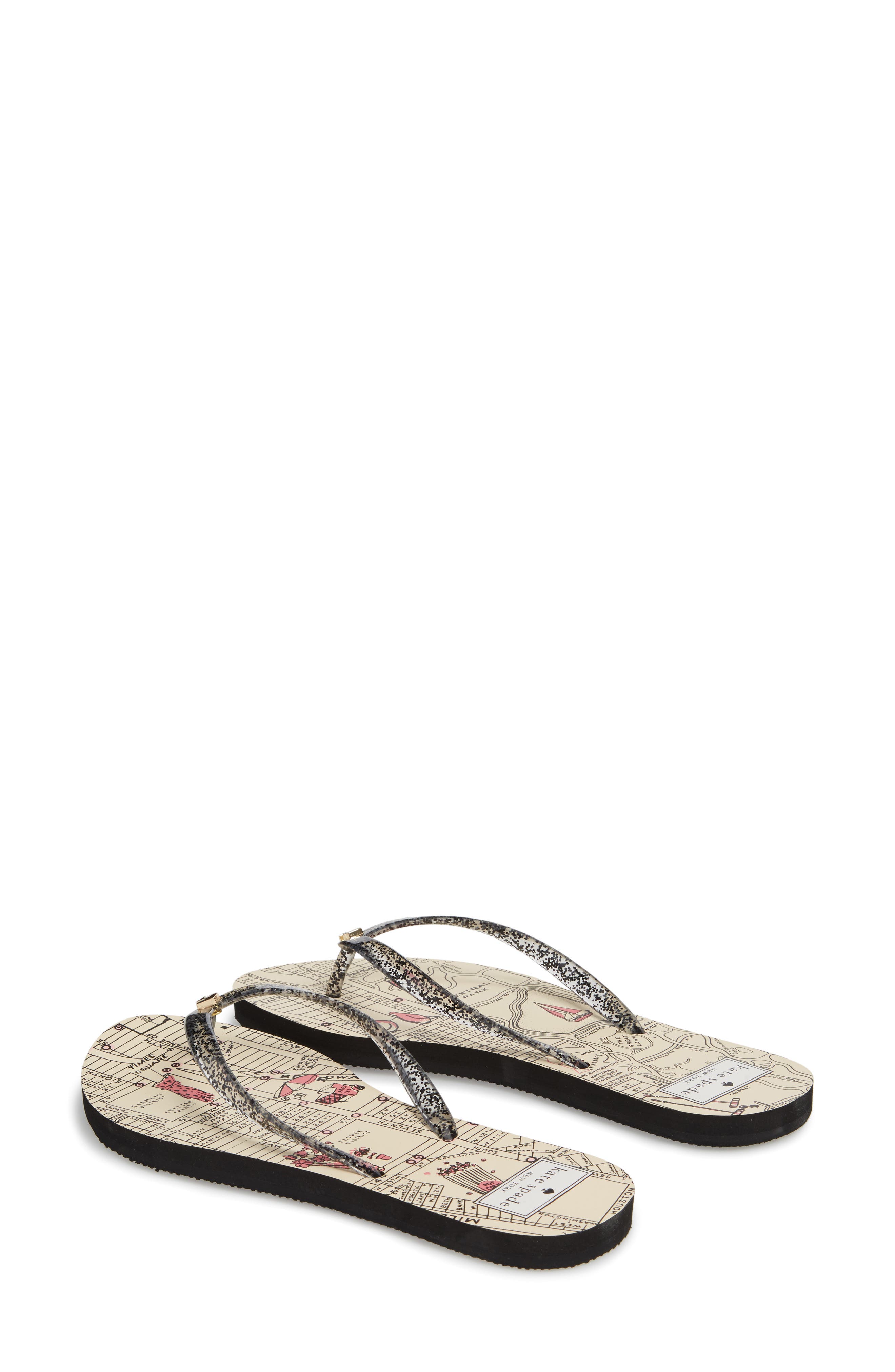 'nassau' flip flop, Alternate, color, SMOKE