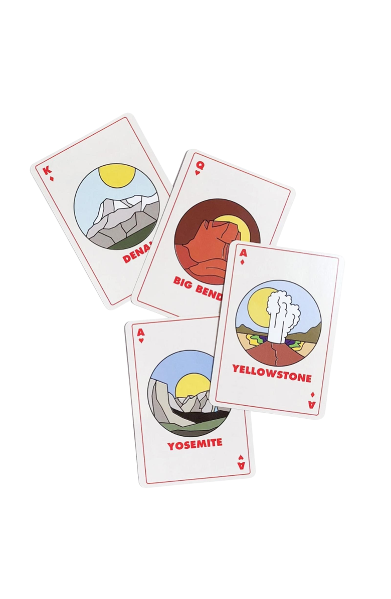 Parks Project Minimalist National Park Playing Cards, Alternate, color, 