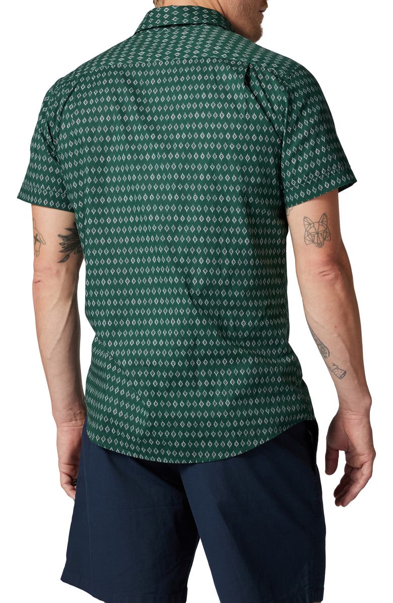 Rodd & Gunn Warring Taylor Sports Fit Foulard Print Short Sleeve Cotton Button-Up Shirt, Alternate, color, 