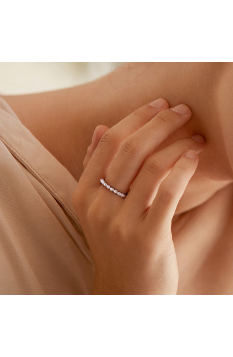 Julianna B. Cultured Pearl Single Row Ring 14k, Alternate, color, Pearl