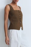 MANGO Cotton Vest