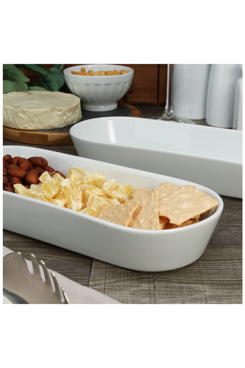 Oslo Oblong Baking Dish, Alternate, color, WHITE
