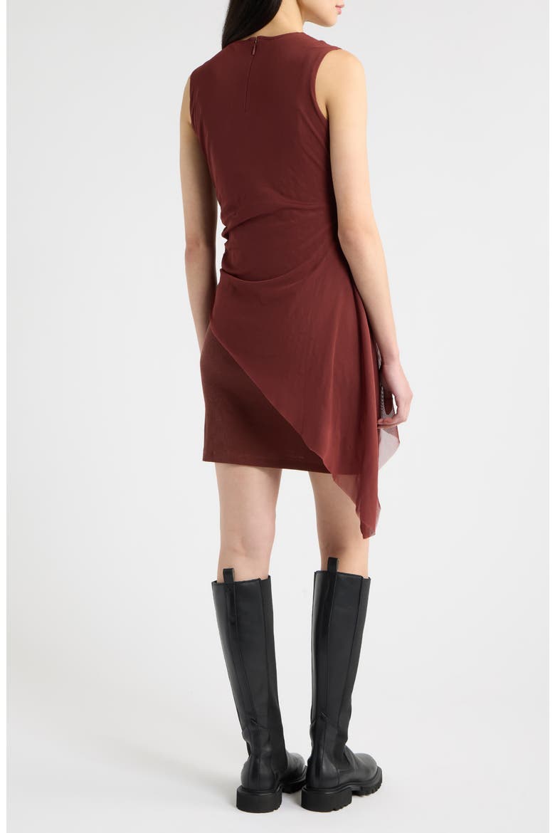 Riley Minidress, Alternate, color, BURNT RED