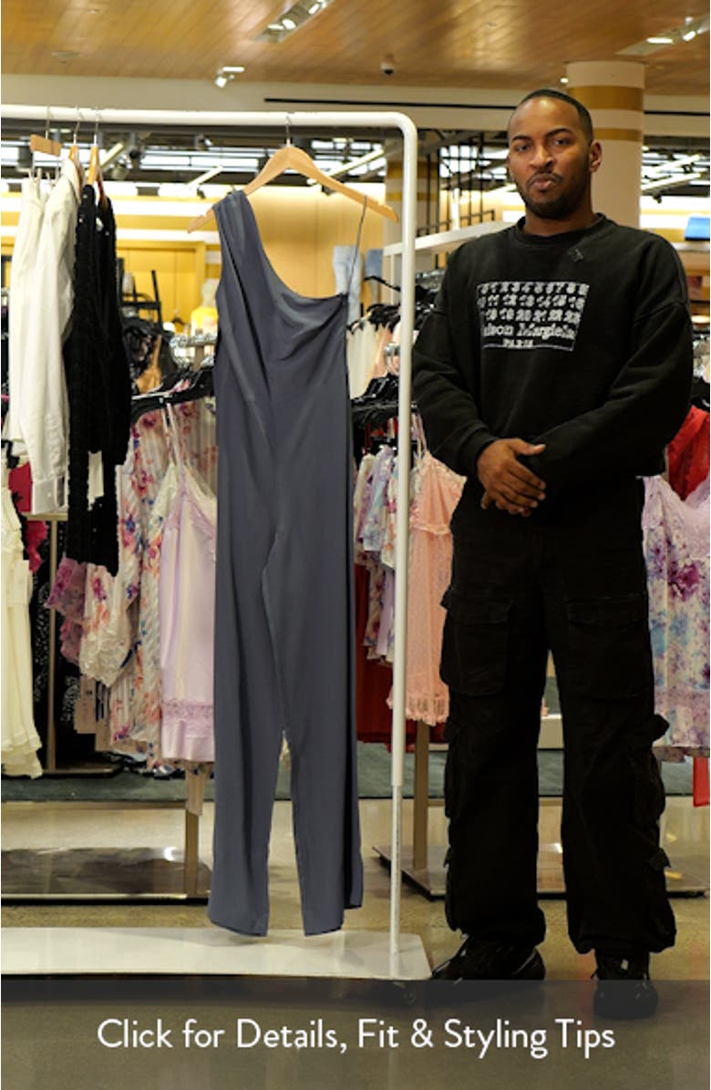 Asymmetric Satin Jumpsuit, sales video thumbnail