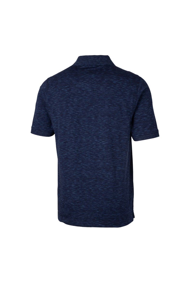 Men's Cutter & Buck Heathered Navy Philadelphia Phillies Advantage Space Dye Tri-Blend Polo, Alternate, color, Heather Navy