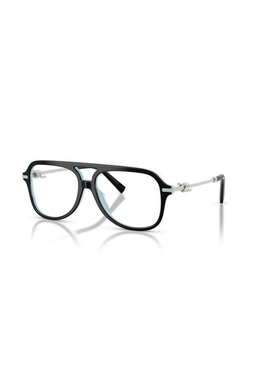Tiffany & Co . 56mm Pilot Optical Glasses In Brown