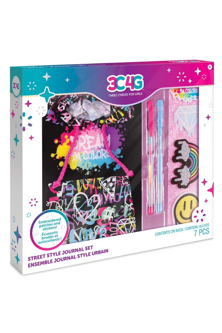 Street Style Journal Set 7 Piece Set 160 Page Lined Journal, Main, color, Multicolored