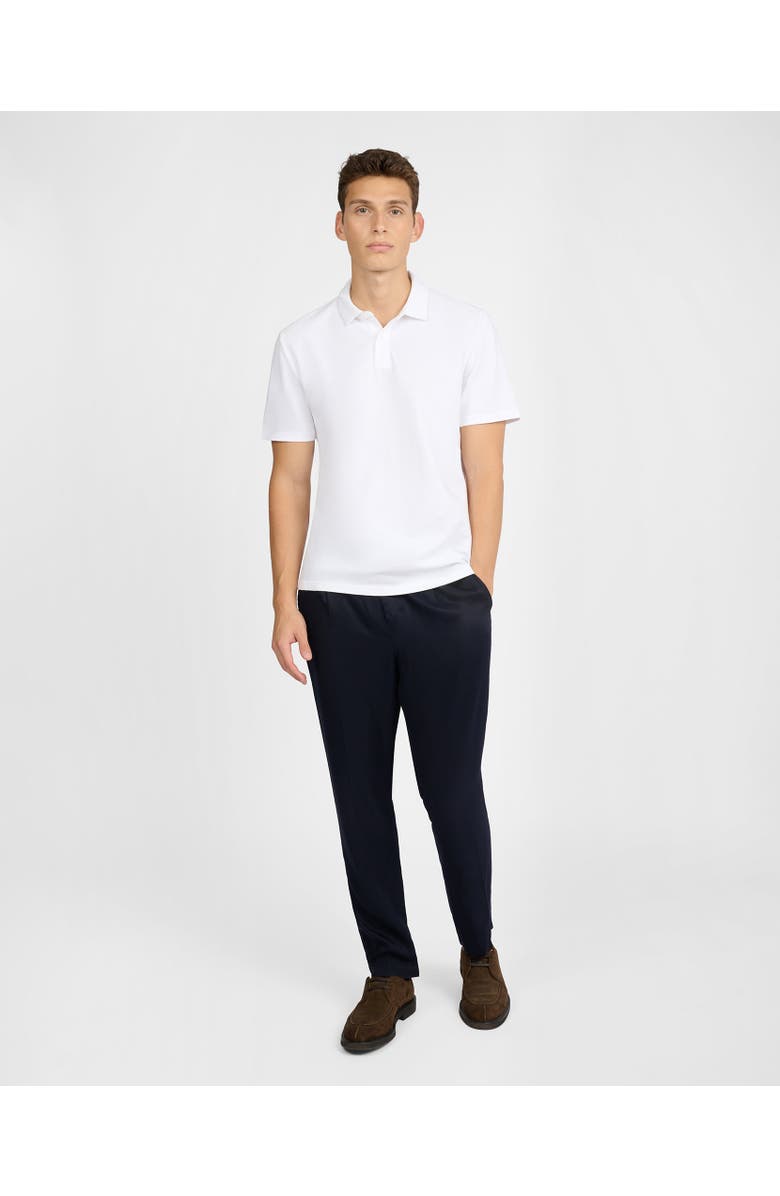 Onia Short Sleeve Pique Polo, Alternate, color, White