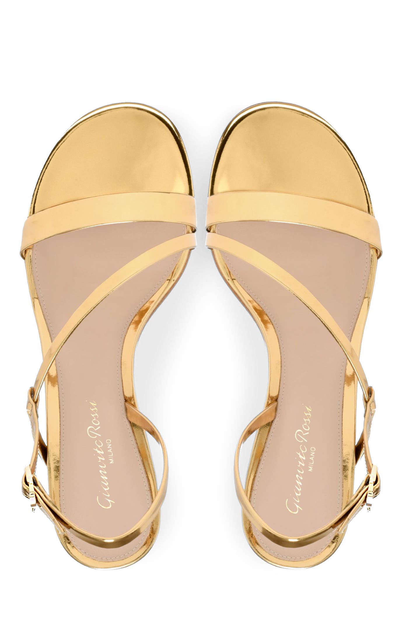 Betsey Sandal, Alternate, color, Metallic Gold Calf