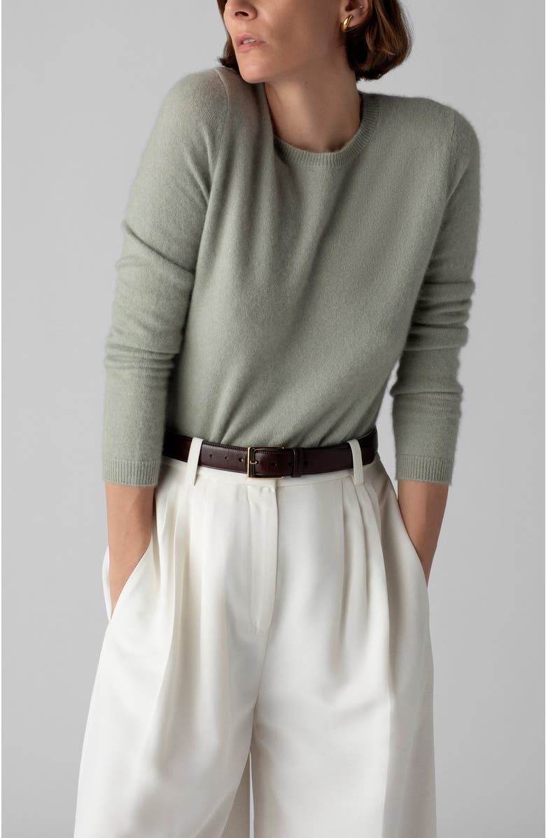CO Long Sleeve Crew in Silk Cashmere, Main, color,