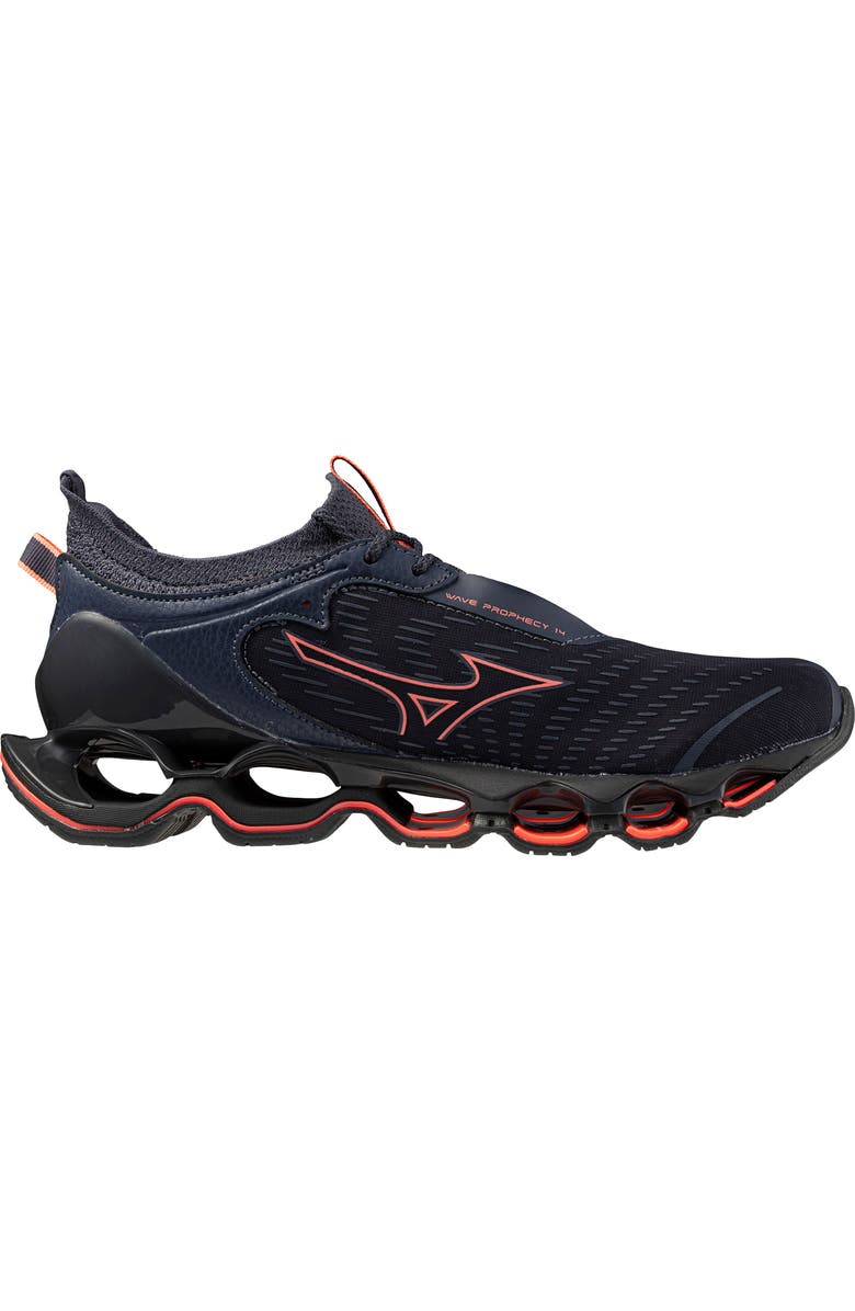 Mizuno Wave Prophecy Sportstyle Sneaker, Main, color, Odyssey Grey-Striking Coral
