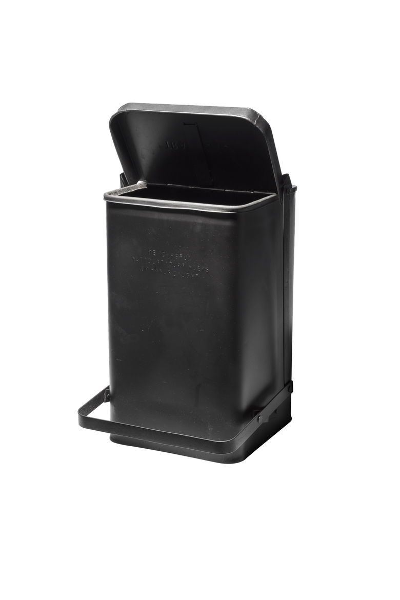 Step Trash Can - Black, Main, color, Black