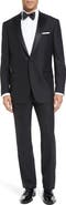 Hart Schaffner Marx New York Classic Fit Black Wool Tuxedo