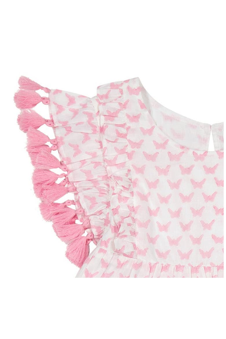 Sophie Girls Tassel Dress, Alternate, color, Light Pink
