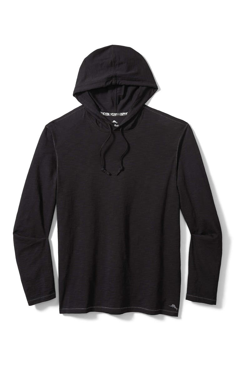 Bali Beach Pullover Hoodie, Main, color, BLACK