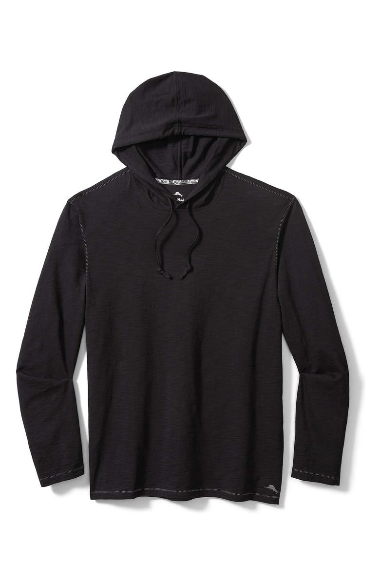 Tommy Bahama Bali Beach Pullover Hoodie, Main, color, Black