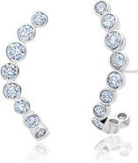 Crislu Graduated Bezel Ear Crawlers