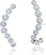 Crislu Graduated Bezel Ear Crawlers