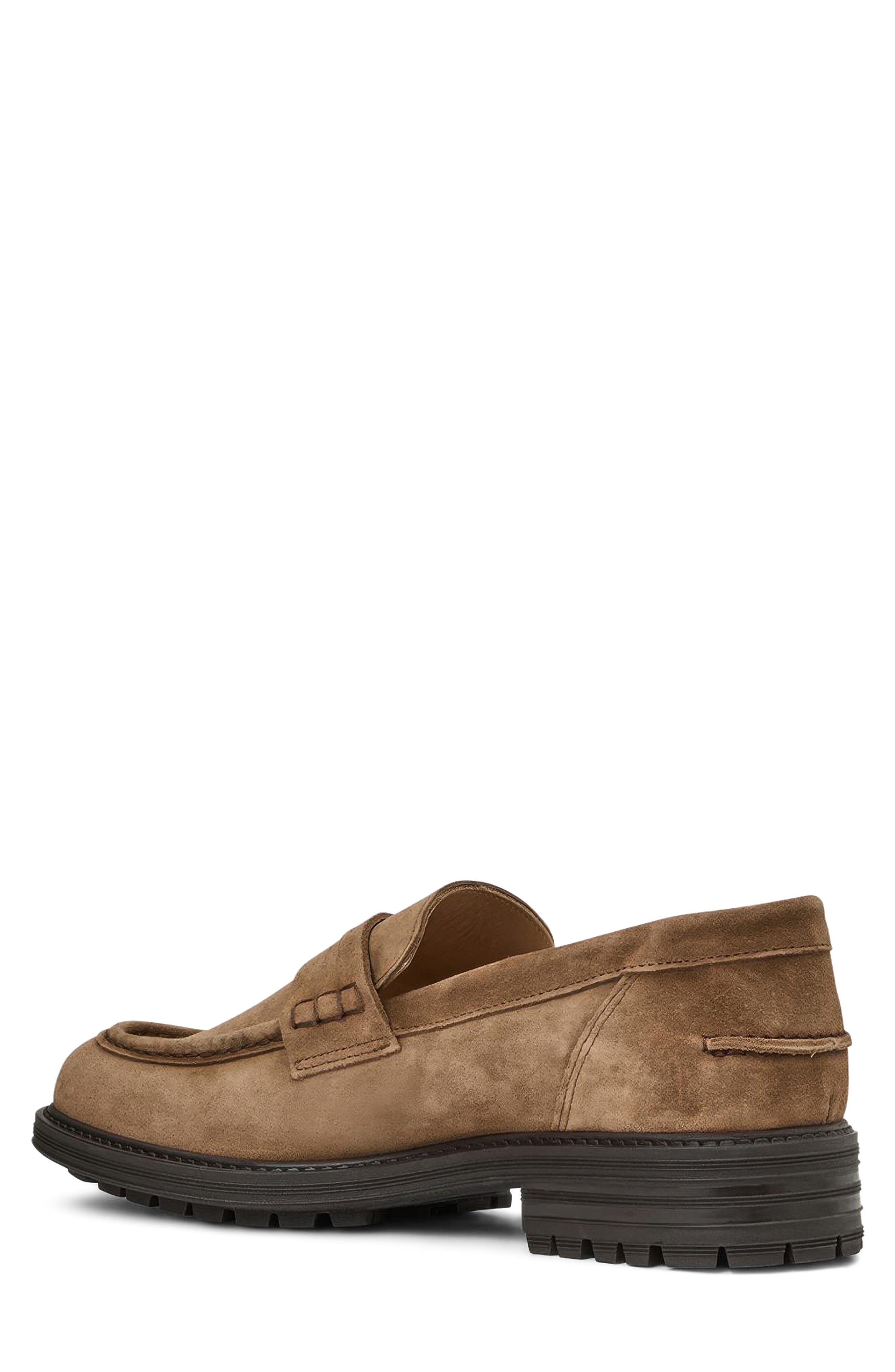 Ellis Penny Loafer, Alternate, color, COGNAC SUEDE