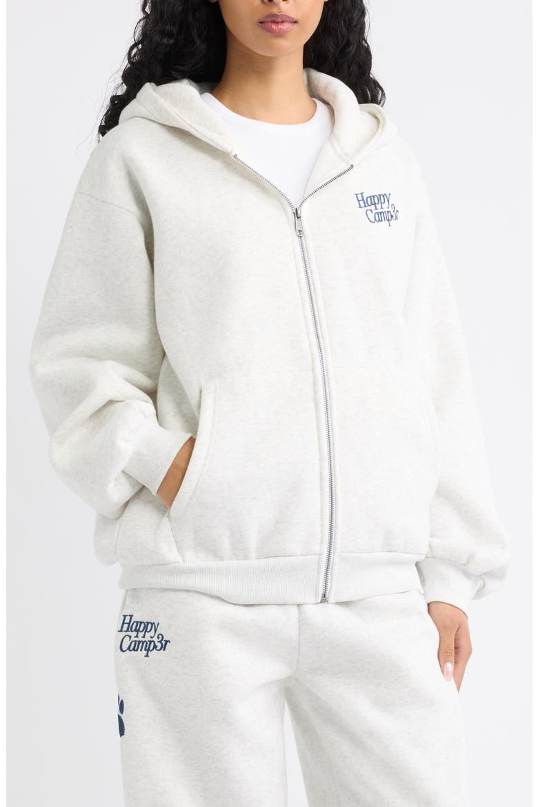 Talk Nicely Zip Hoodie, Alternate, color, OATMEAL HEATHER GRAY