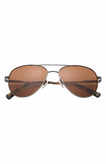 Ted Baker London 57mm Polarized Aviator Sunglasses