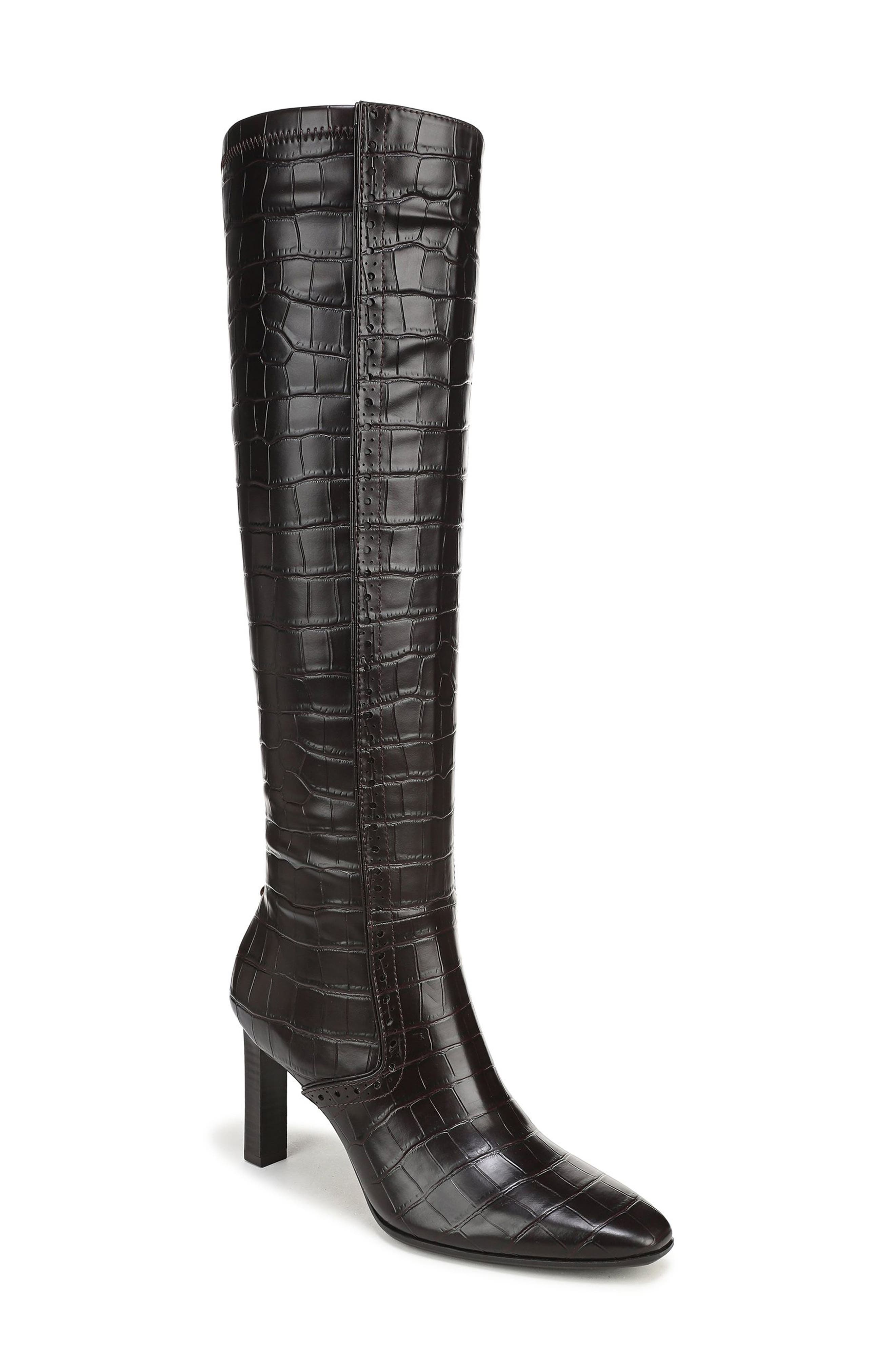 Damiana Knee High Boot, Main, color, BROWN
