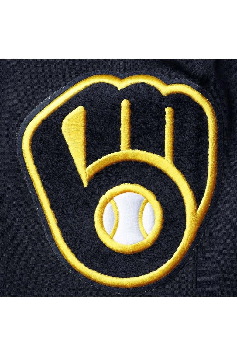 Men's Pro Standard Navy Milwaukee Brewers Logo Jogger Pants, Alternate, color, Navy