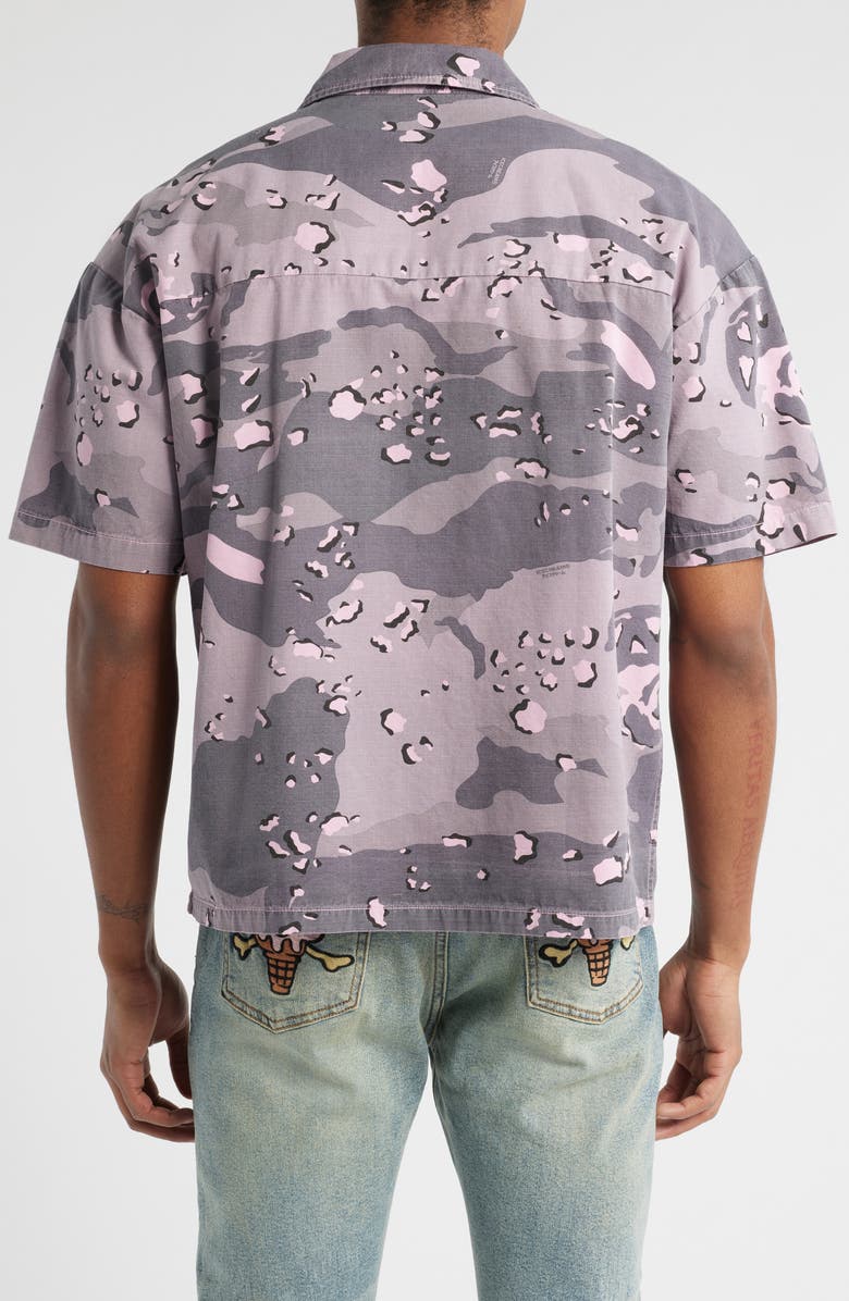 ICECREAM Sugar Cotton Button-Up Shirt, Alternate, color, Pink Nectar