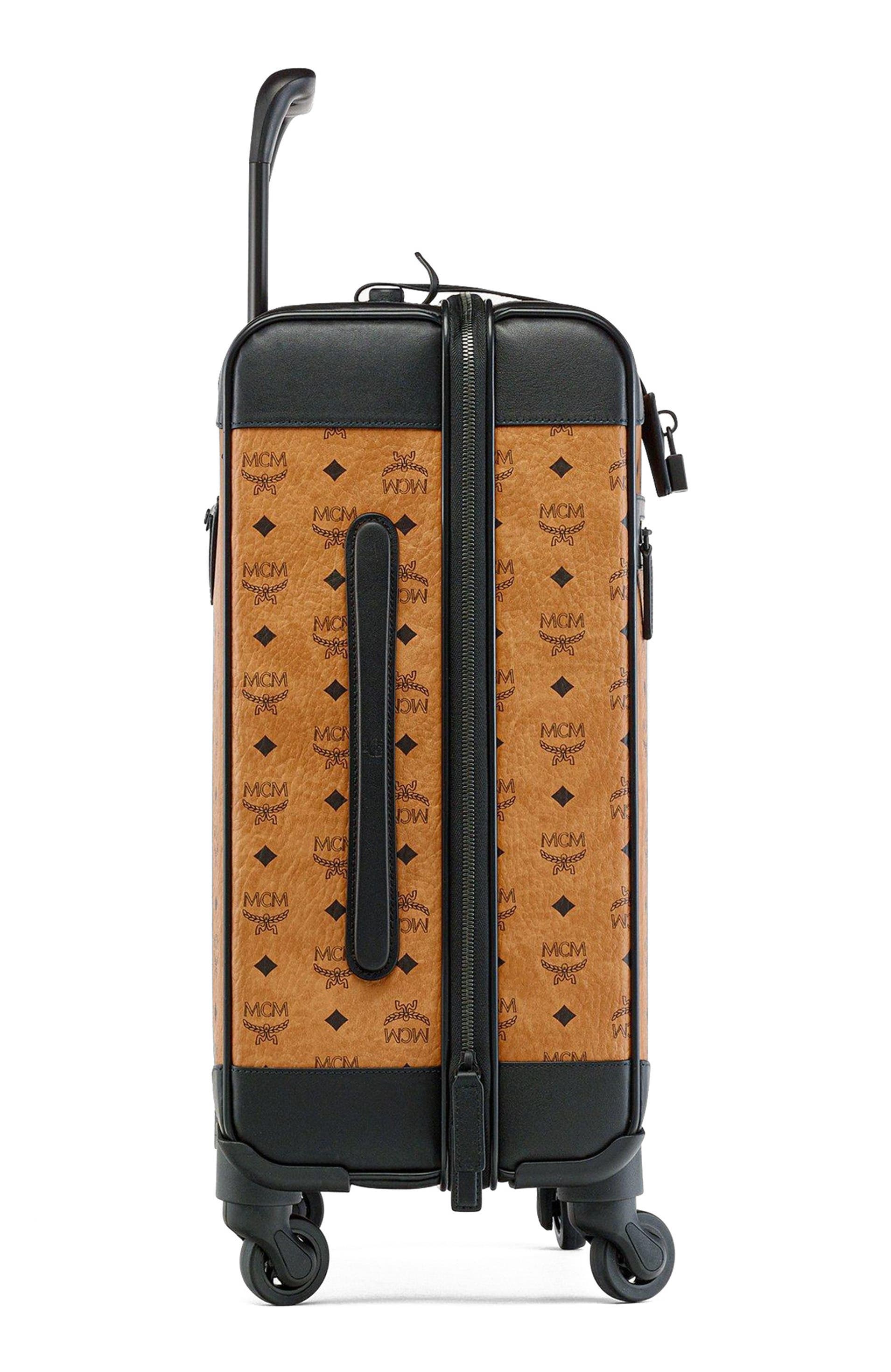 MCM Ottomar Trolley in Visetos, Alternate, color, Brown