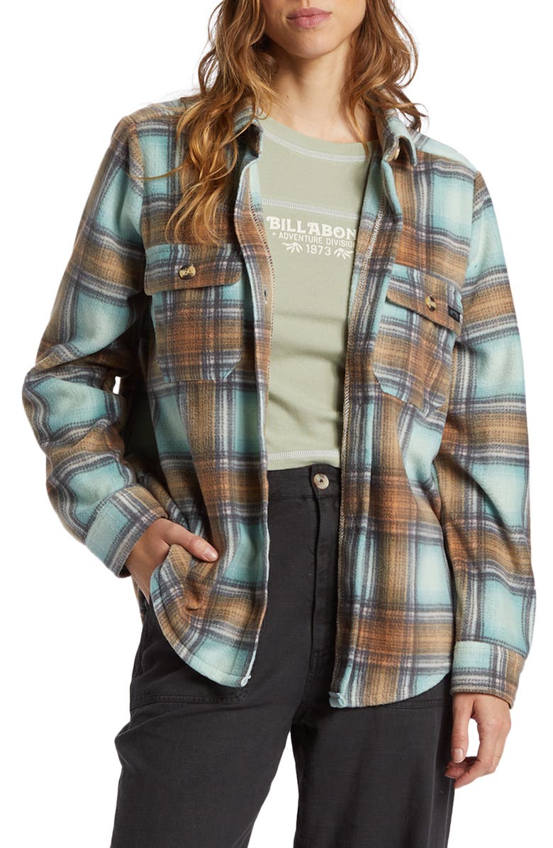 Billabong Forge Fleece Shirt Jacket, Main, color, 