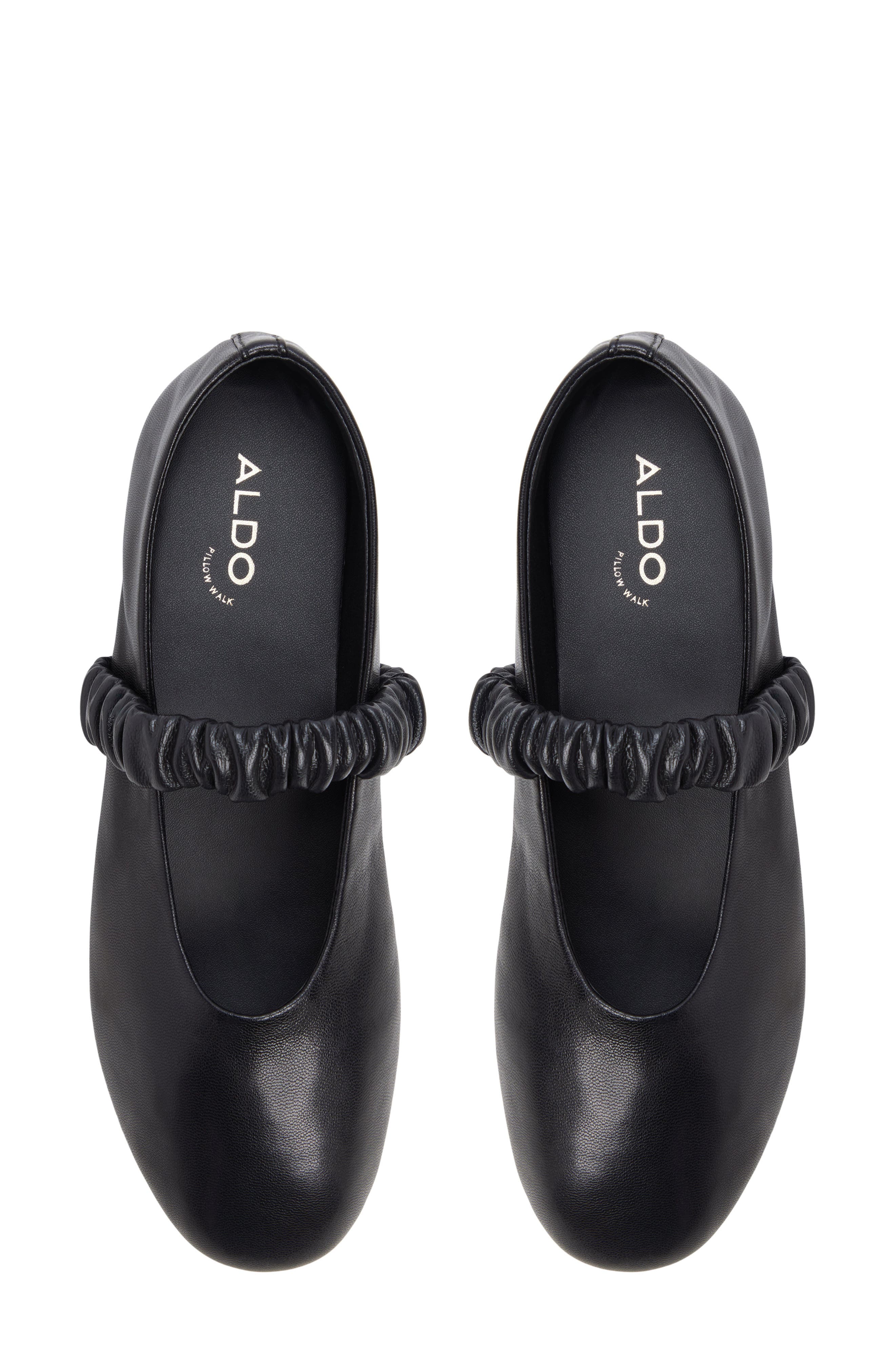 Haylia Mary Jane Flat, Alternate, color, BLACK
