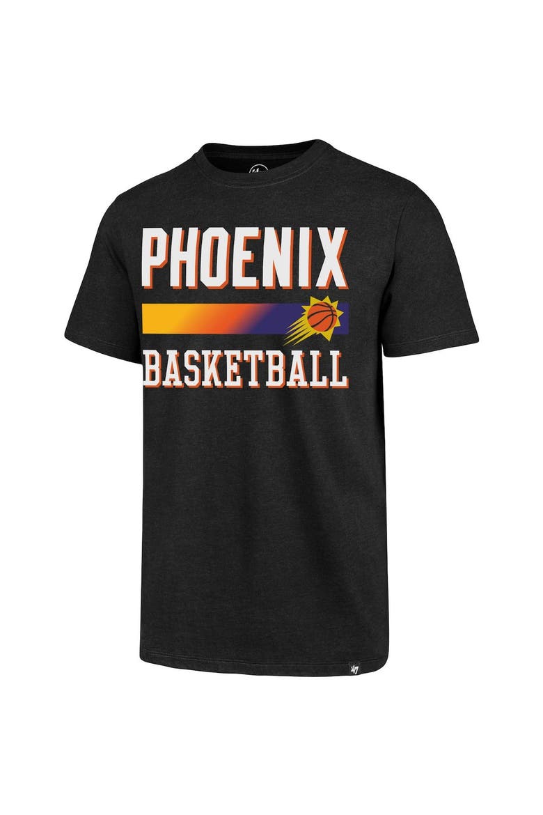 Men's '47 Black Phoenix Suns Club T-Shirt, Alternate, color, Black