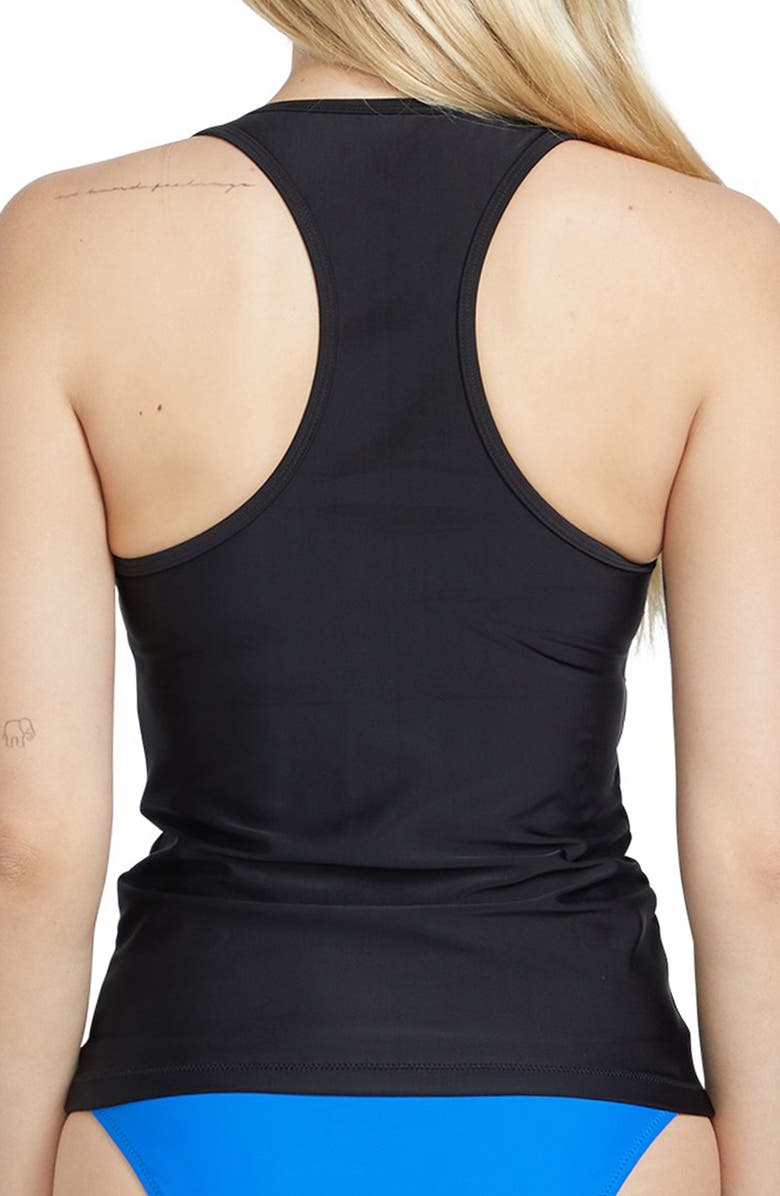 Volcom Simply Core Racerback Tankini Top, Alternate, color,