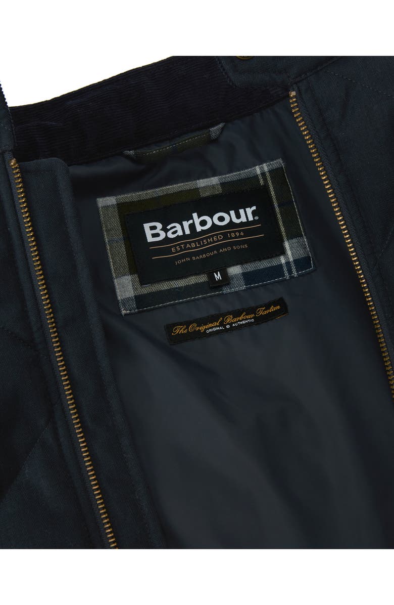 Barbour Harrington Box Quilted Jacket, Alternate, color, Navy