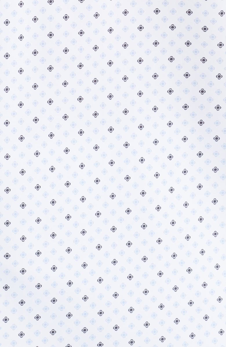 BOSS Roan Kent Geo Print Short Sleeve Performance Button-Up Shirt, Alternate, color, 