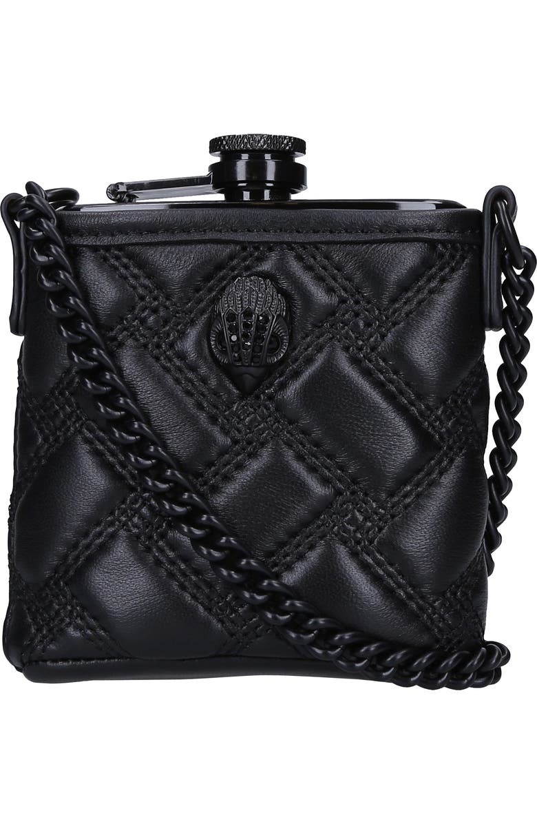 Kurt Geiger London Kensington Leather Flask, Main, color,