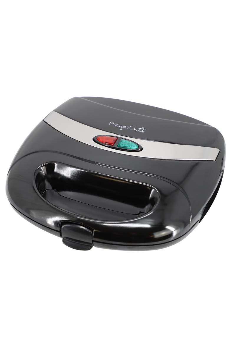 Electric Compact Aluminum Nonstick Sandwich Maker in Black, Alternate, color, Black