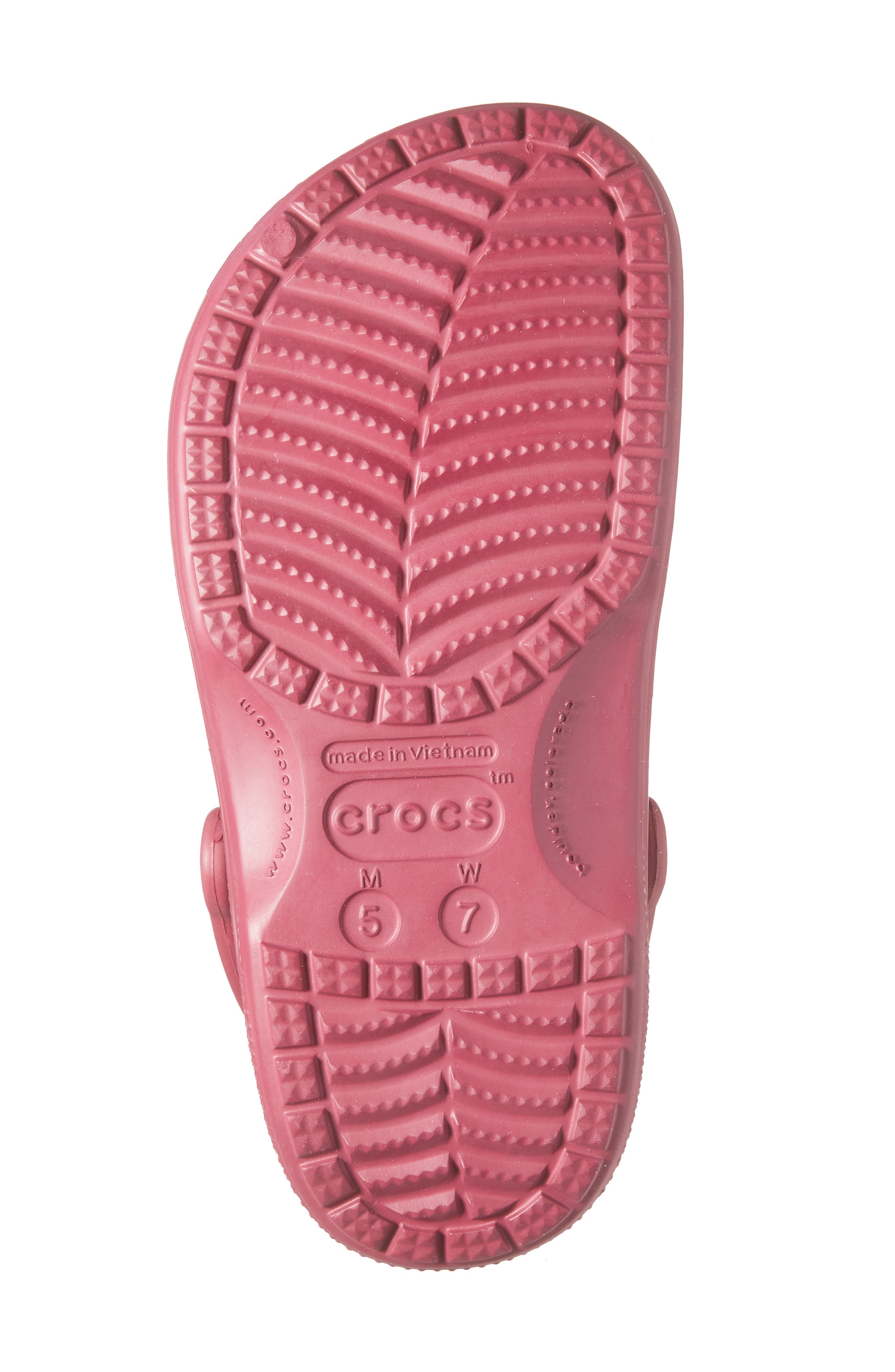 Gender Inclusive Baya Faux Shearling Lined Clog, Alternate, color, POMEGRANATE